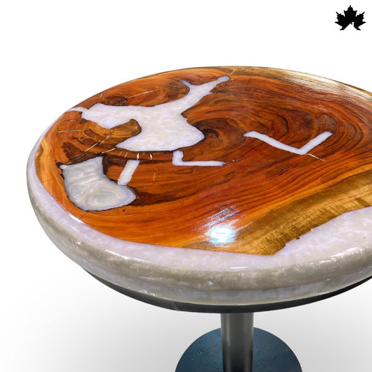 Elysian – Luxury Wood Coffee Table with Resin Inlay | Fankaarlok