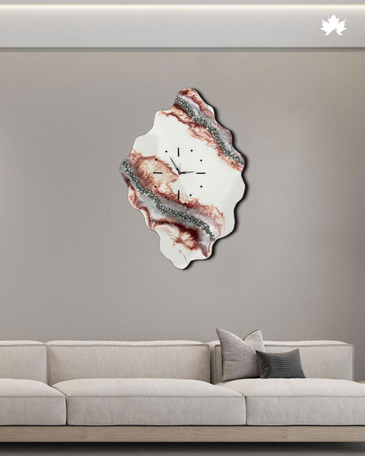 Abstract Resin Art Clock | Wall Clock New Design by Fankaarlok