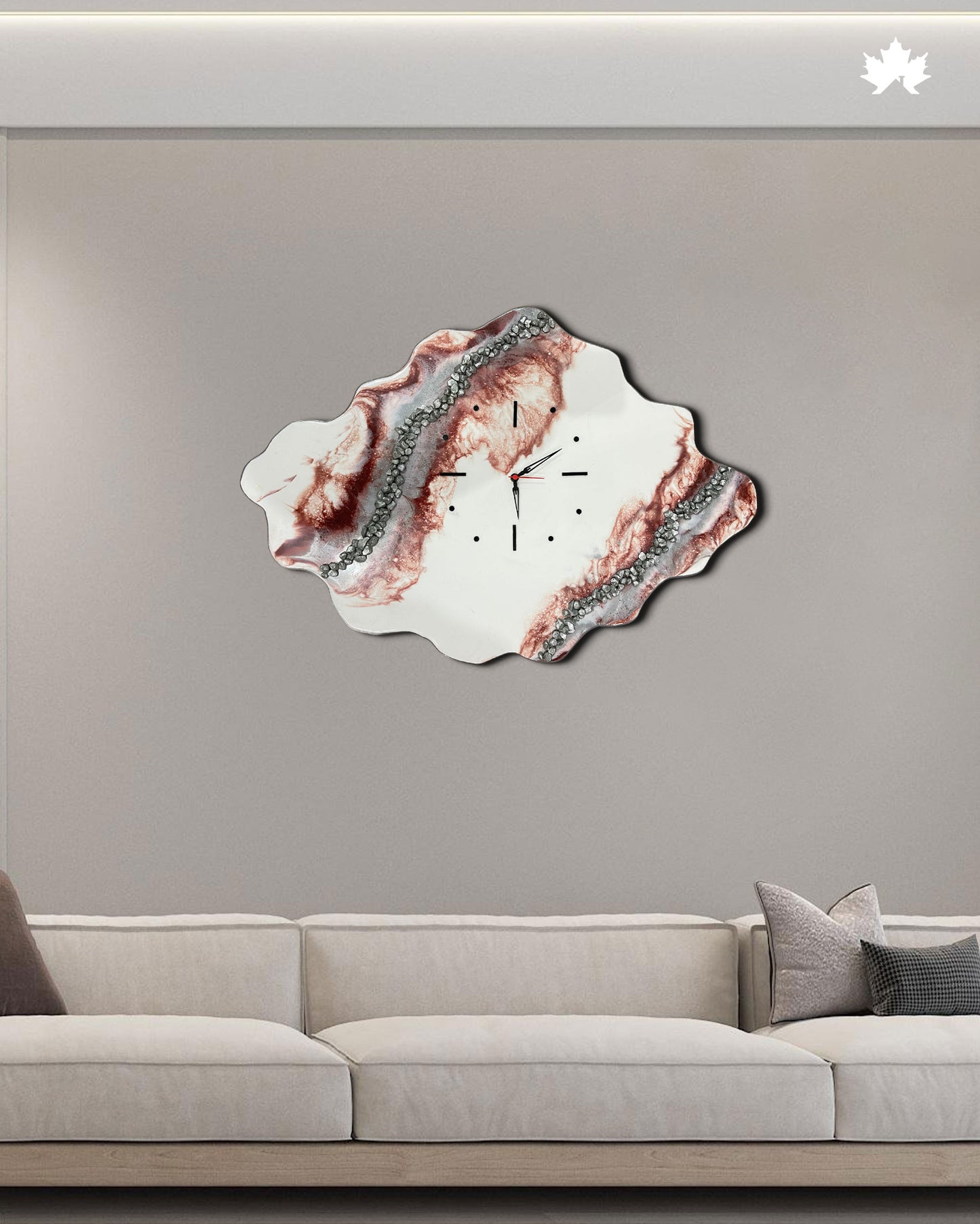 Abstract Resin Art Clock | Wall Clock New Design by Fankaarlok