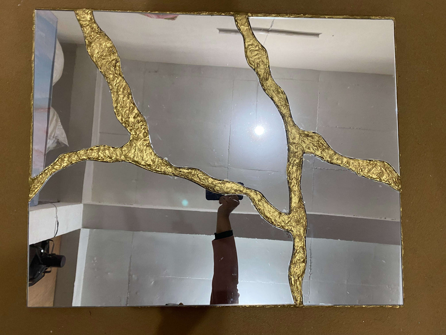 Kintsugi Luxe Panel – Resin Luxury Designer Mirror | Fankaarlok
