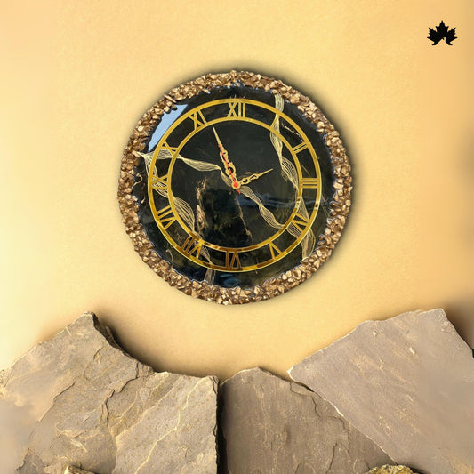 Premium Resin Art Home Decor | Royal Wall Clock by Fankaarlok