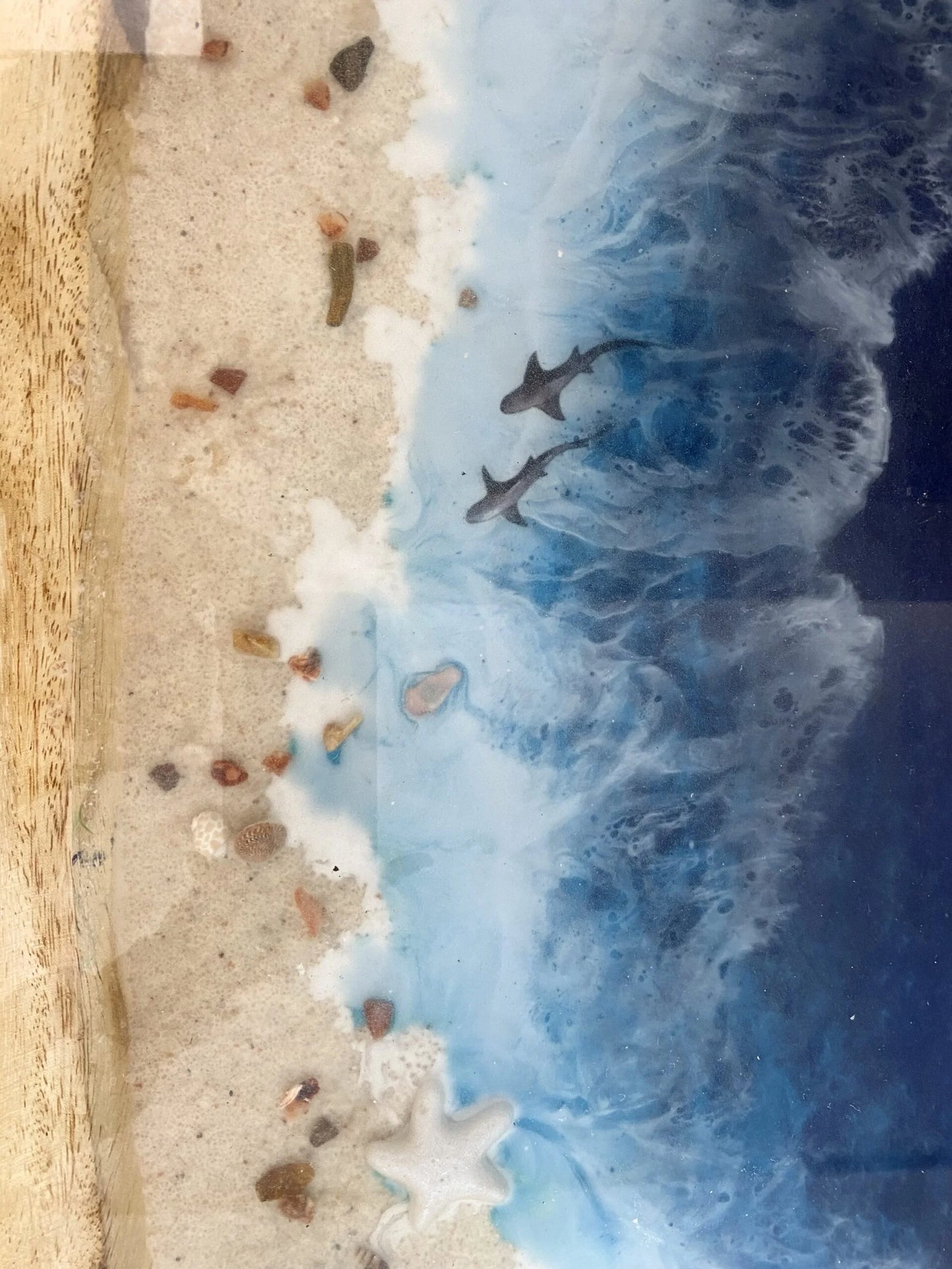 Ocean Dining Table – Beach Wave Epoxy Dining Table | Fankaarlok