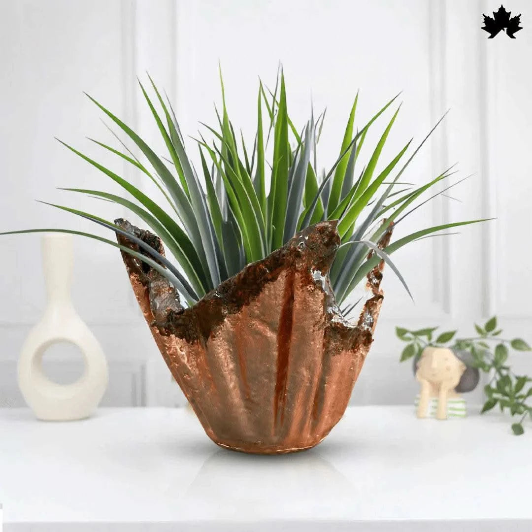 Copper Crest – Decorative Indoor Planter | Fankaarlok - Fankaarlok