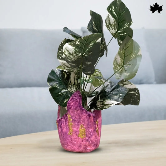 Amethyst Glow – Luxury Decorative Flower Pot | Fankaarlok