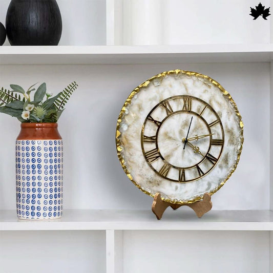 Imperial Marble Luxury Desk Clock India | Fankaarlok - Fankaarlok