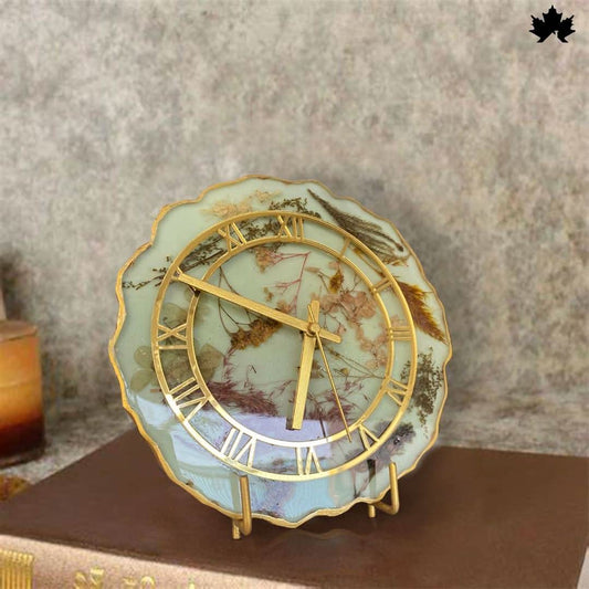 Botanical Charm Premium Desk Clock for Gifting | Fankaarlok - Fankaarlok