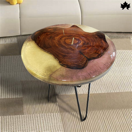 Aurora Wood Epoxy Table – Modern Coffee Table Design | Fankaarlok