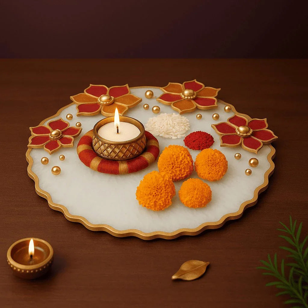 Luxury Pooja Thalis Online India | Fankaarlok