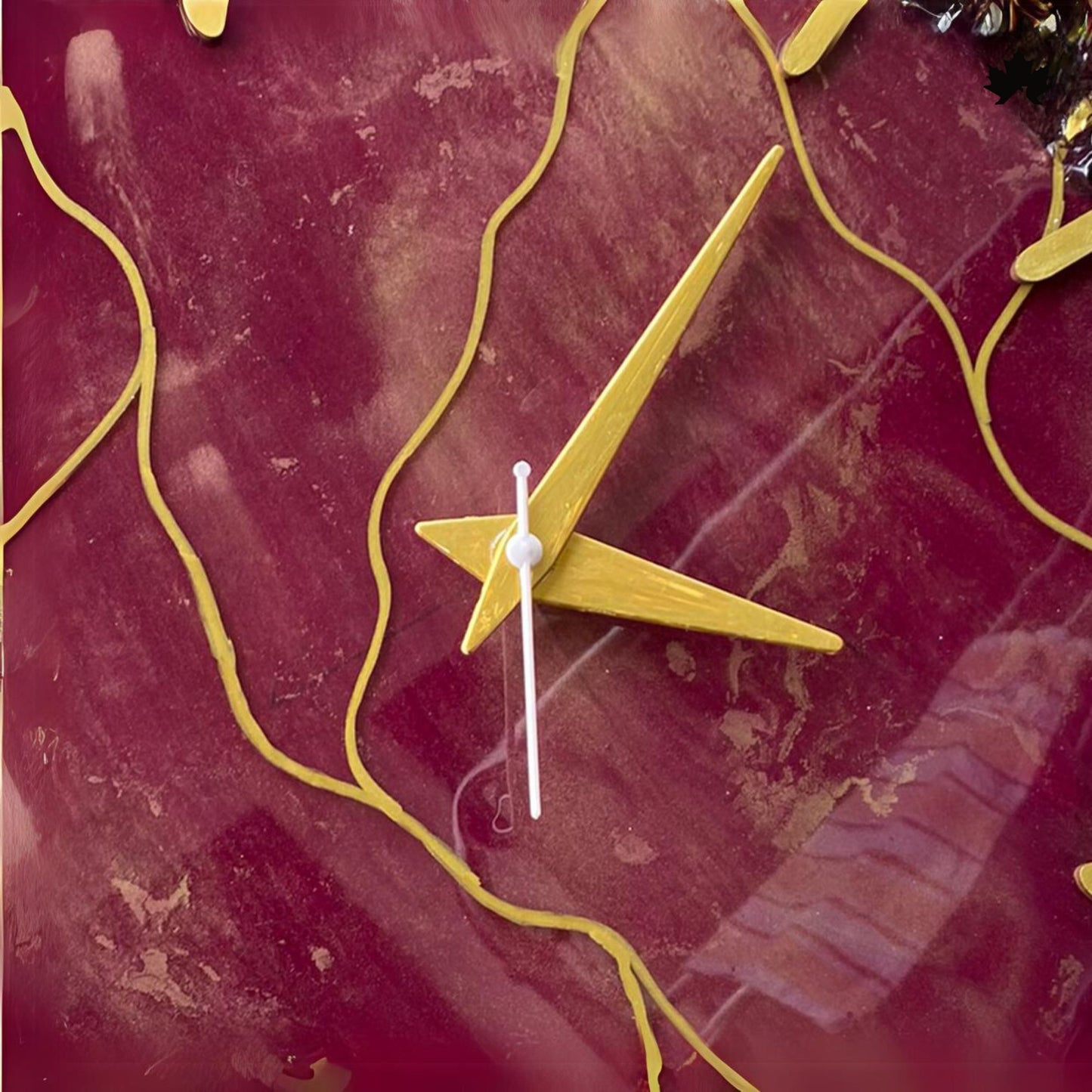 Fancy Wall Clock – Premium Geode Crystal Resin Design | Fancy Wall Clock by Fankaarlok