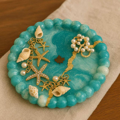 Ocean Pearl – Buy Jewelry Tray Online with Coastal Design | Fankaarlok - Fankaarlok