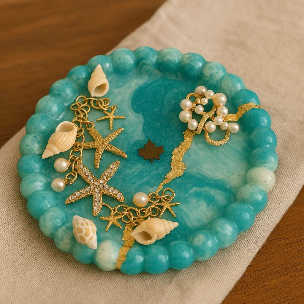 Ocean Pearl – Buy Jewelry Tray Online with Coastal Design | Fankaarlok - Fankaarlok