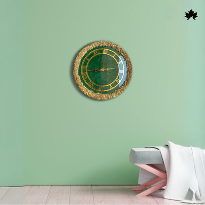 Premium Resin Art Home Decor | Royal Wall Clock by Fankaarlok