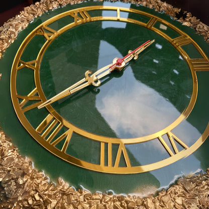 Premium Resin Art Home Decor | Royal Wall Clock by Fankaarlok