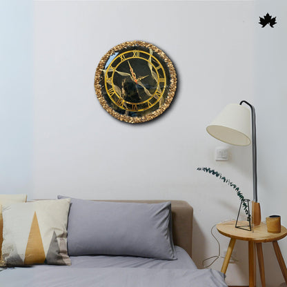 Premium Resin Art Home Decor | Royal Wall Clock by Fankaarlok