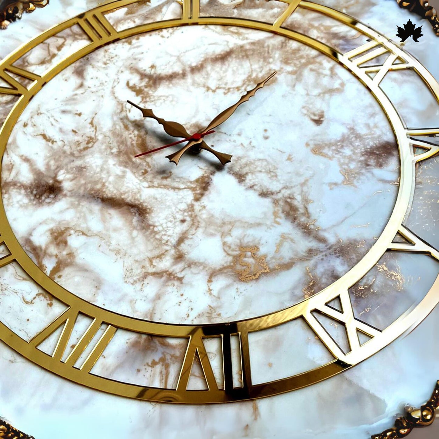 Premium Resin Art Home Decor | Royal Wall Clock by Fankaarlok