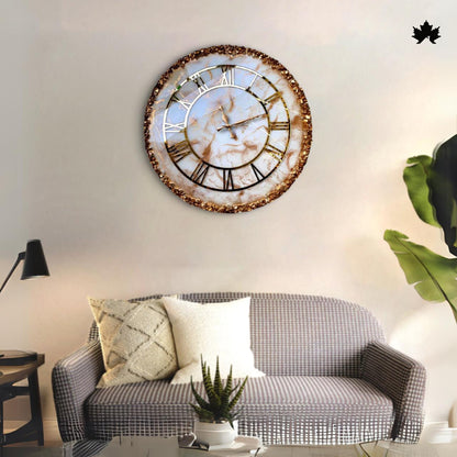 Premium Resin Art Home Decor | Royal Wall Clock by Fankaarlok