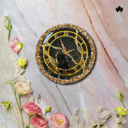 Premium Resin Art Home Decor | Royal Wall Clock by Fankaarlok