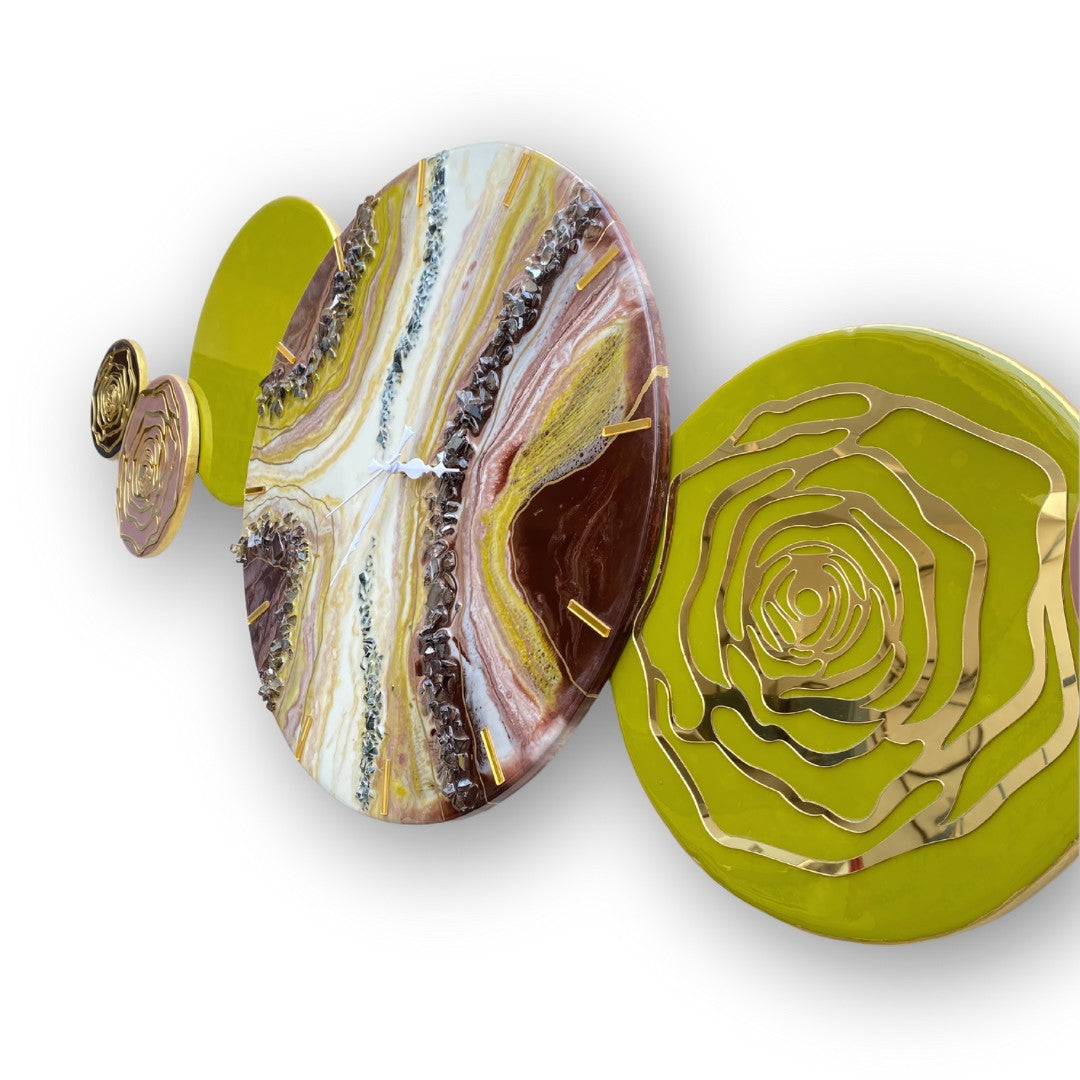 Opal Circle Cascade – Resin Unique Wall Decor Pieces | Fankaarlok