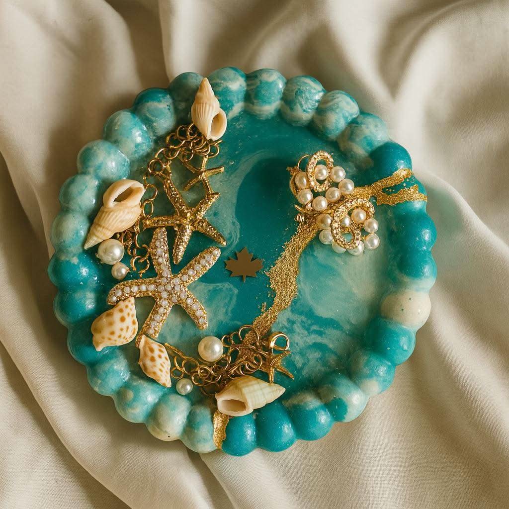 Ocean Pearl – Buy Jewelry Tray Online with Coastal Design | Fankaarlok - Fankaarlok