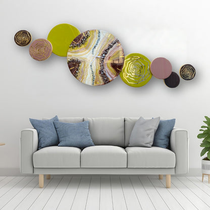 Opal Circle Cascade – Resin Unique Wall Decor Pieces | Fankaarlok