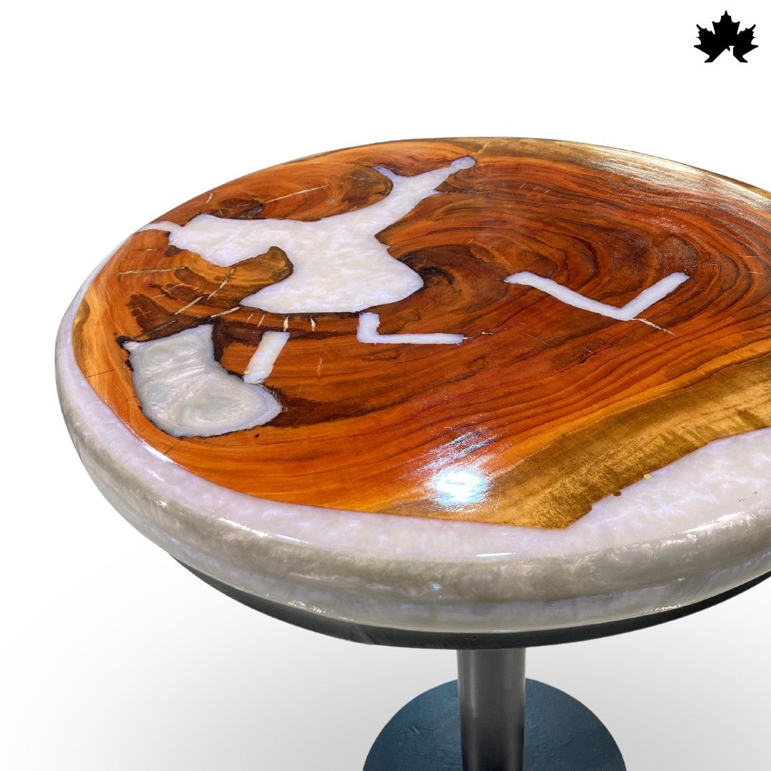 Elysian – Luxury Wood Coffee Table with Resin Inlay | Fankaarlok