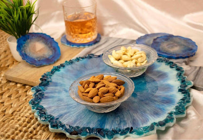 Premium Tray and Coaster Set | Luxury Designer Tableware for Gifting - Fankaarlok