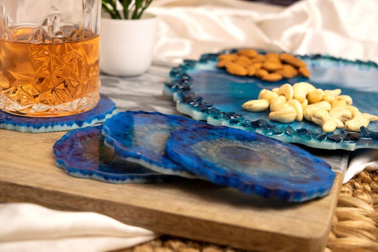 Premium Tray and Coaster Set | Luxury Designer Tableware for Gifting - Fankaarlok