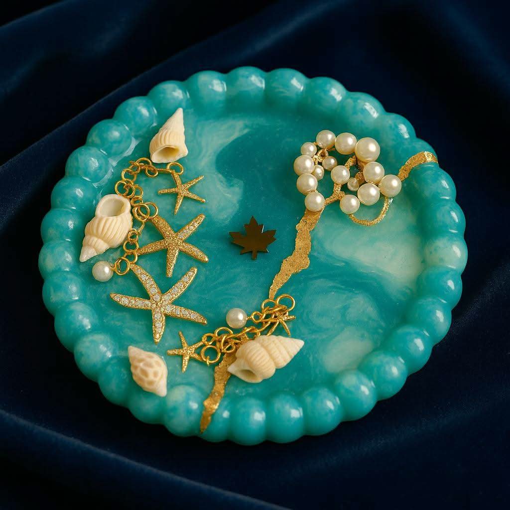 Ocean Pearl – Buy Jewelry Tray Online with Coastal Design | Fankaarlok - Fankaarlok