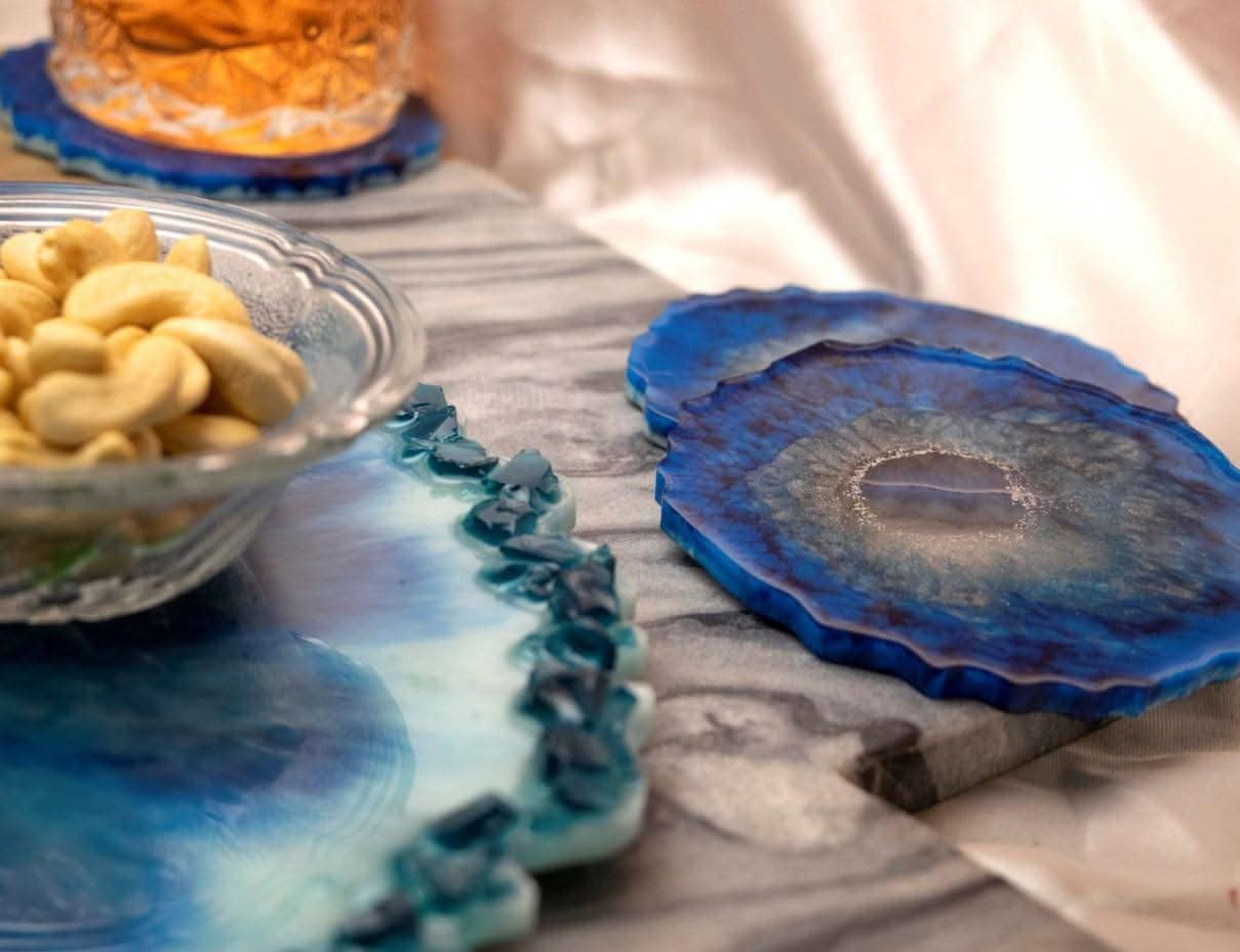 Premium Tray and Coaster Set | Luxury Designer Tableware for Gifting - Fankaarlok