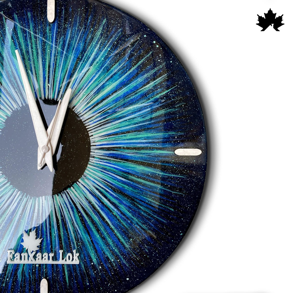 Blue Eye Resin Wall Clocks | Luxury Home Decor Clocks by Fankaarlok