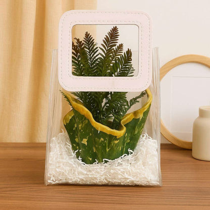 Indoor Plant Gift Hamper | Designer Planter with Faux Greenery - Fankaarlok