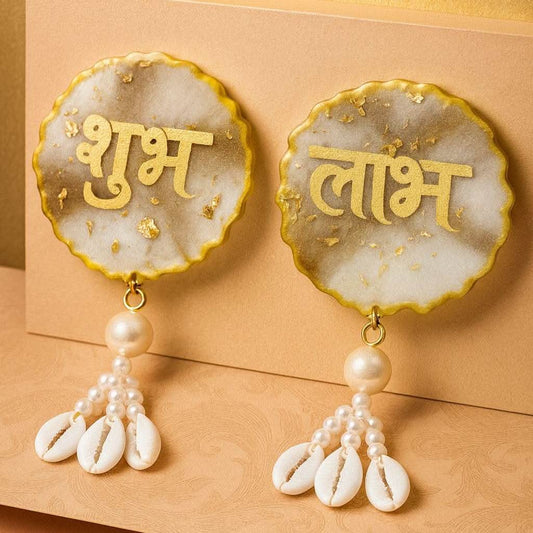 Handmade Shubh Labh Wall Hanging for Home & Festive Décor | Fankaarlok - Fankaarlok