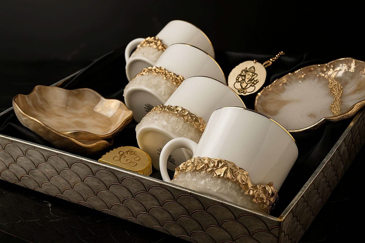 Golden Luxe Corporate gift hamper India | Fankaarlok - Fankaarlok