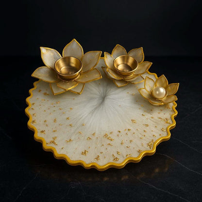 Lotus Radiance – Customized Pooja Thali Online | Fankaarlok - Fankaarlok