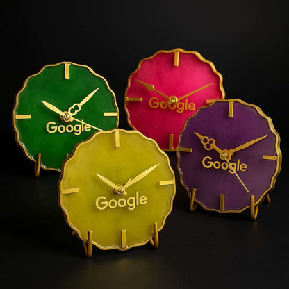 Emerald Grace Desk Clock – Unique Corporate Gifts Online | Fankaarlok - Fankaarlok