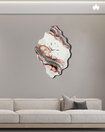 Abstract Resin Art Clock | Wall Clock New Design by Fankaarlok