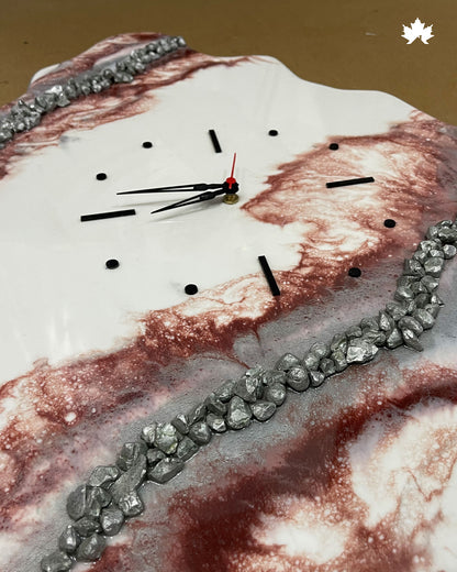 Abstract Resin Art Clock | Wall Clock New Design by Fankaarlok