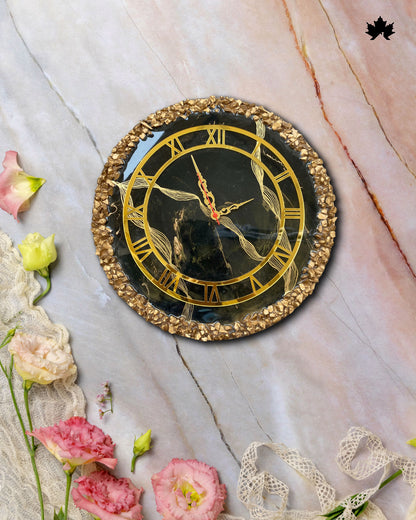 Premium Resin Art Home Decor | Royal Wall Clock by Fankaarlok