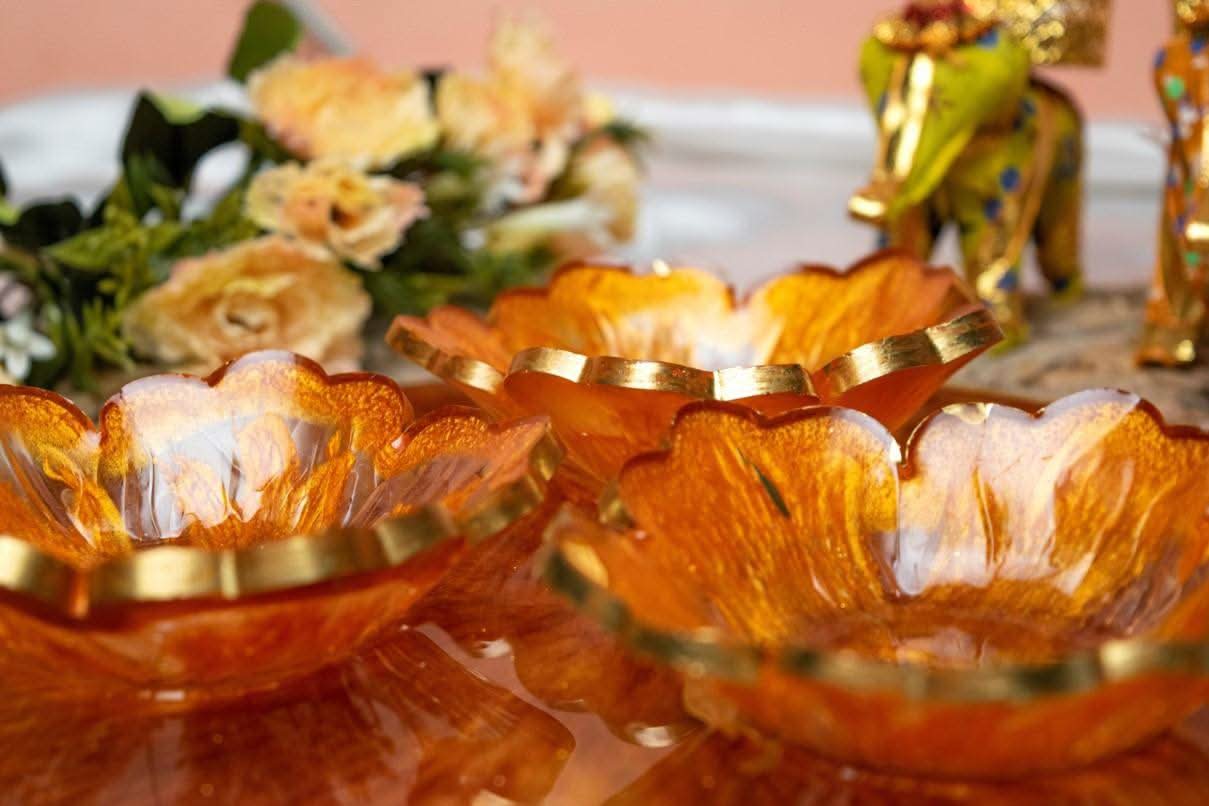 Premium Dry Fruit Serving Set | Luxury Handcrafted Platter with Bowls - Fankaarlok