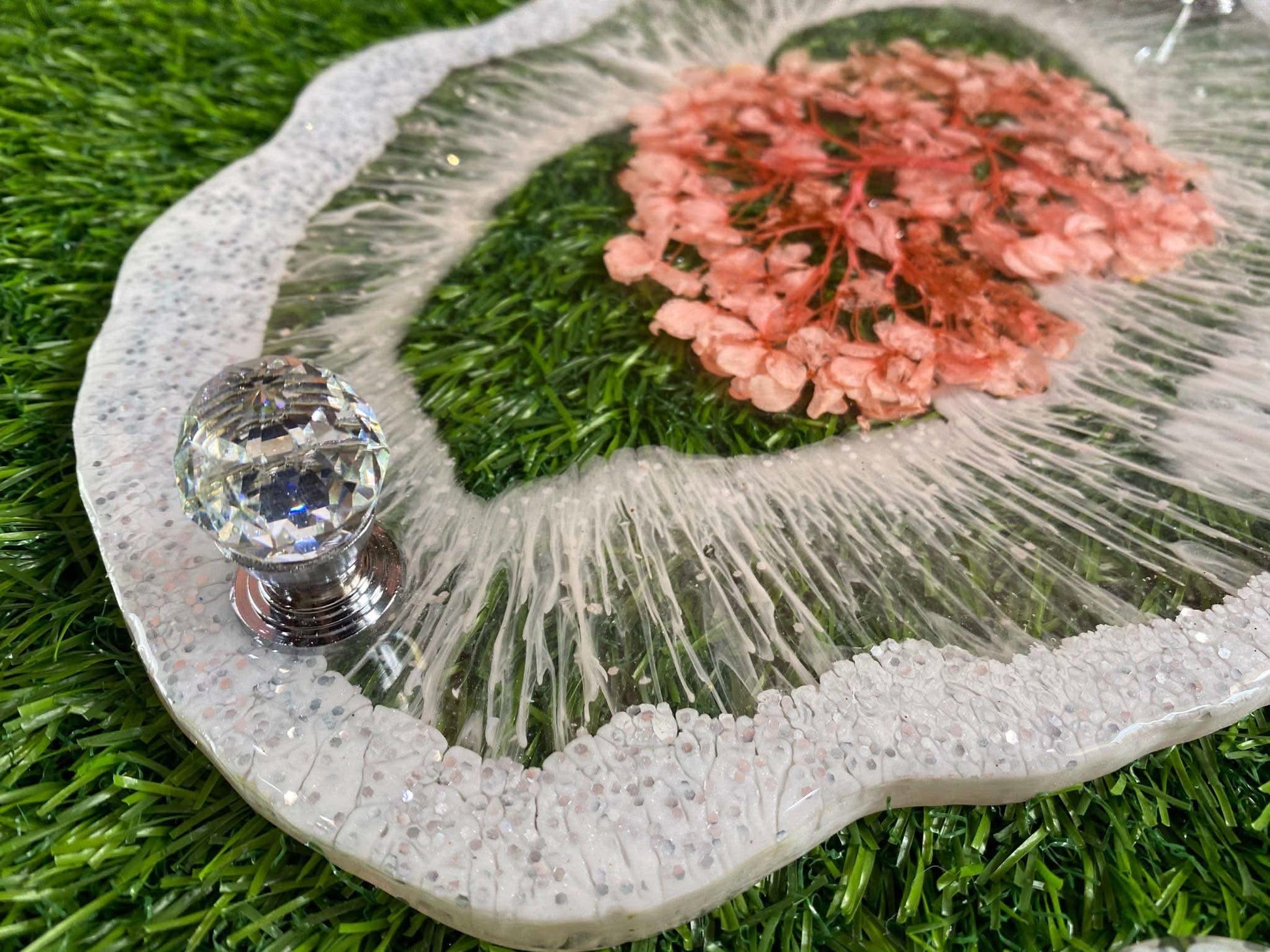 Designer Tray and Coaster Combo | Luxury Handcrafted Tableware Set - Fankaarlok