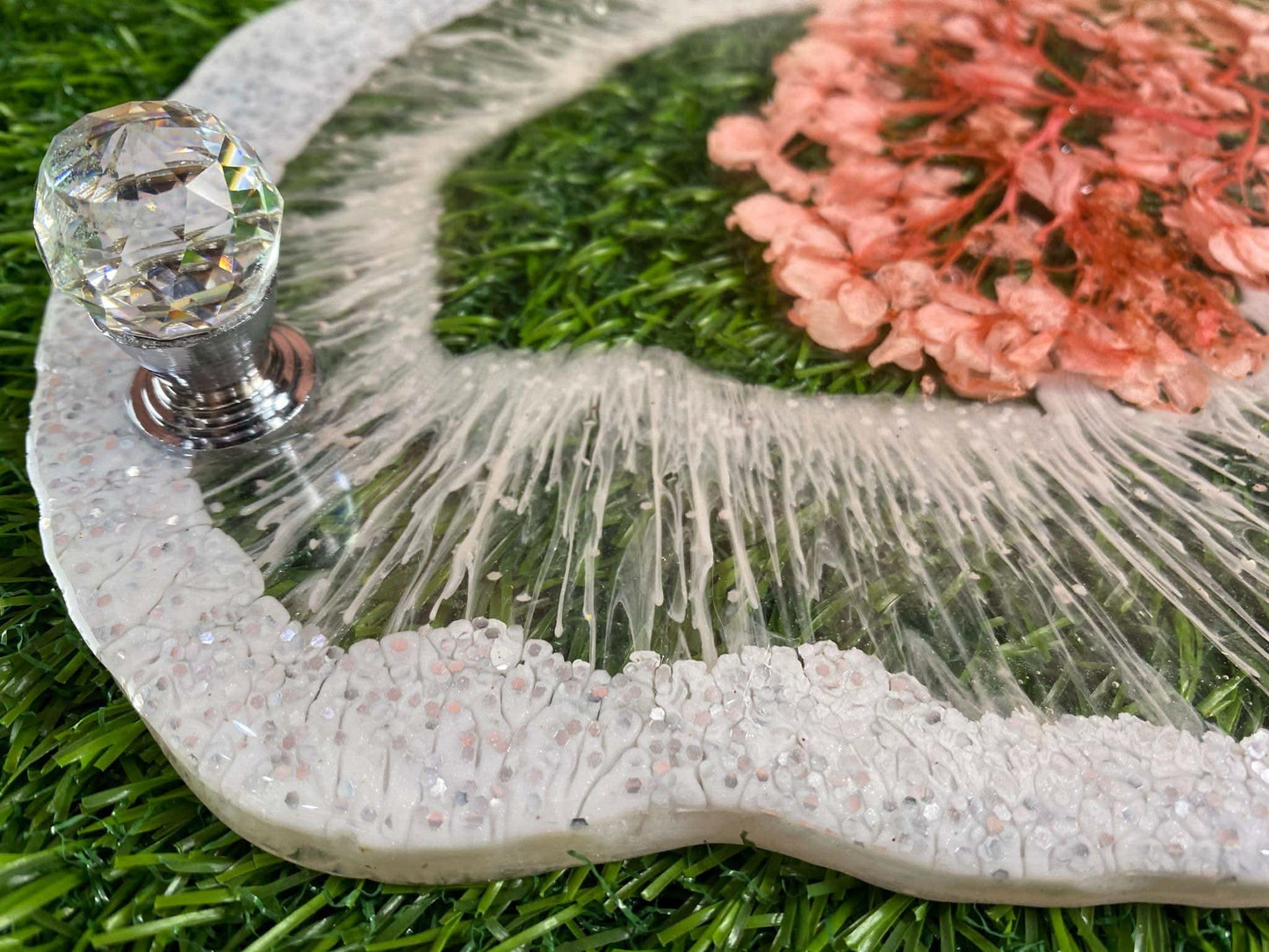 Designer Tray and Coaster Combo | Luxury Handcrafted Tableware Set - Fankaarlok