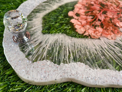 Designer Tray and Coaster Combo | Luxury Handcrafted Tableware Set - Fankaarlok