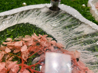 Designer Tray and Coaster Combo | Luxury Handcrafted Tableware Set - Fankaarlok