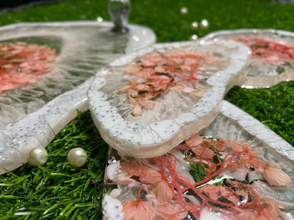 Designer Tray and Coaster Combo | Luxury Handcrafted Tableware Set - Fankaarlok