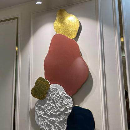 Sculpted Color Harmony – Resin Handmade Wall Art Online | Fankaarlok