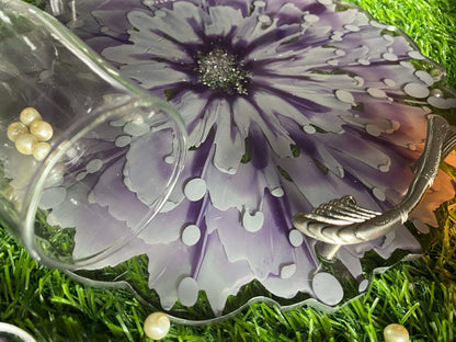 Modern Luxury Serving Set | Designer Tray with Coasters - Fankaarlok