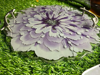 Modern Luxury Serving Set | Designer Tray with Coasters - Fankaarlok