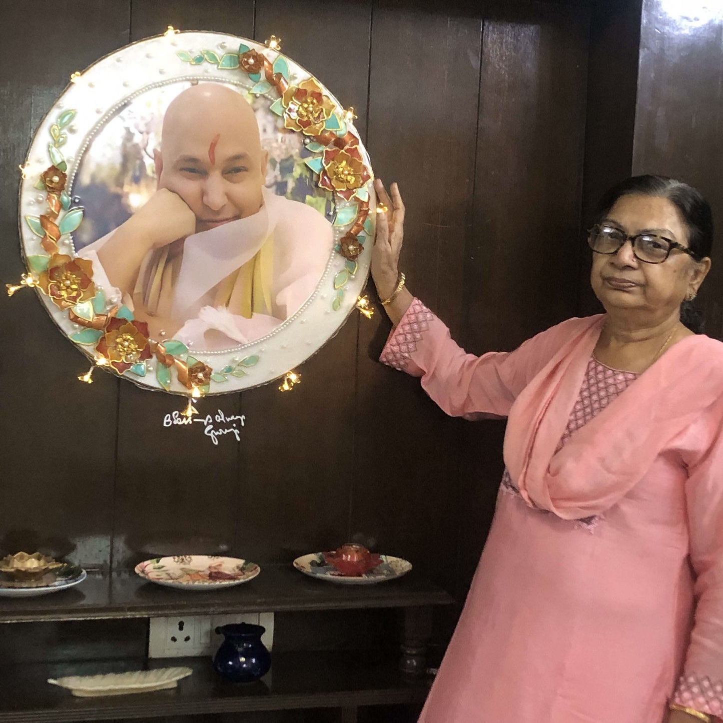 Best Guruji Swaroop for Home Temple – Divine Wall Frame - Fankaarlok