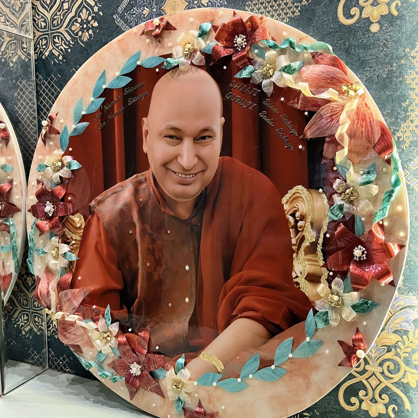 Unique Guruji Swaroop – Divine Wall Frame for Home Temple & Gifting