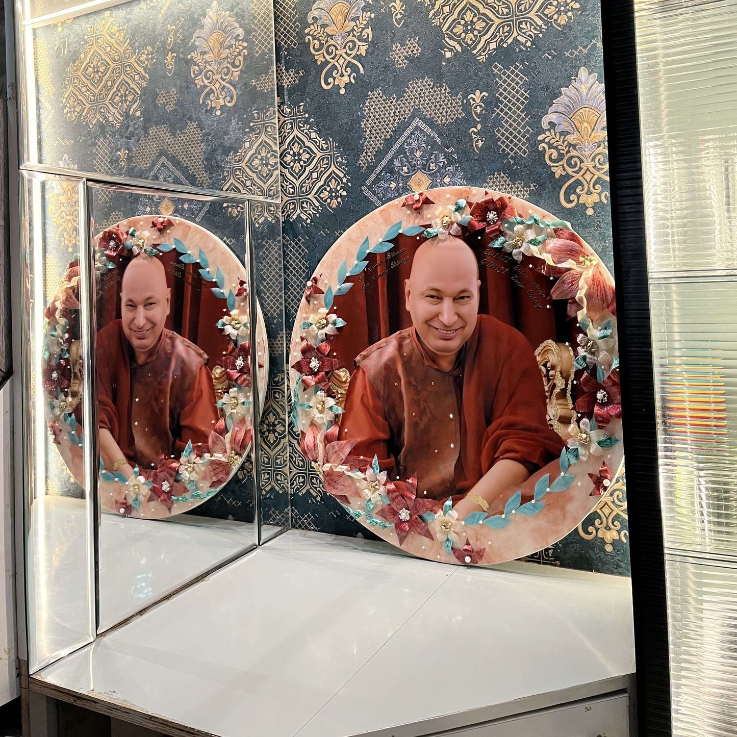 Unique Guruji Swaroop – Divine Wall Frame for Home Temple & Gifting